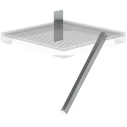 Munk Flanschplatte und Strebe für Ziegelmauerwerk, Tiefe 800mm - 060954