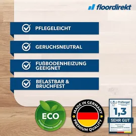 karathomeliving Bodenschutzmatte für Hartböden Polypropylen Semi-transparent