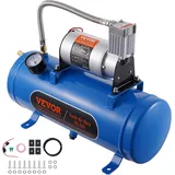 VEVOR 12V Luftkompressor 6L Tank Luft-Horn-Kompressor-System 190W Druckluft