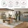 Innostyle Sitzbank INA Artisan Eiche Braun 126 x 49 x 40 cm