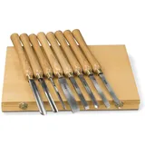 Holzstar Drechseleisen-Set 8-teilig
