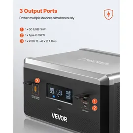 Vevor Erweiterungsakku 2,16 kWh