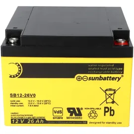 Sun Battery FC2020-AA 12V 26000 mAh 2 St.