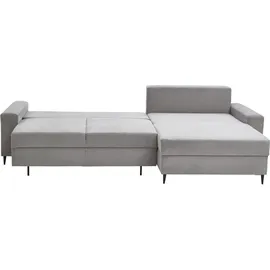 A.Z. Iwaniccy Ecksofa JUSTUS, 280 x 170 cm - Webstoff mit Ausziehfunktion und Bettkasten
