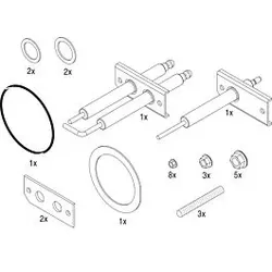 Bosch Service Set 8738805303 KB372 / Condens 7000F everp