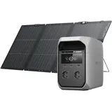 EcoFlow DELTA 3 Classic (1 024 Wh) Tragbare Powerstation - DELTA 3 Classic + 160 W Leichtes Tragbares Solarpanel
