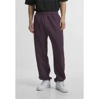 URBAN CLASSICS Fluffy Trainingshose Plum Purple S