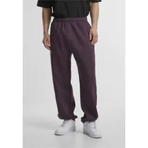 URBAN CLASSICS Fluffy Trainingshose Plum Purple S