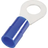 CIMCO 180080 Ringkabelschuh Querschnitt (max.)=16mm2 Loch-Ø=5.3mm Teilisoliert Blau