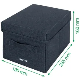 Leitz Aufbewahrungsbox 19 x 28,5 x 16 cm 2-tlg. grau