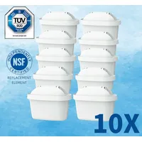 10X,Waterdrop Wasserfilterkartuschen, Ersatz für Brita Universal Filterkartusche