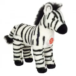 Teddy Hermann® Kuscheltier Teddy Hermann Zebra 25 cm schwarz-weiß stehend Kuscheltier