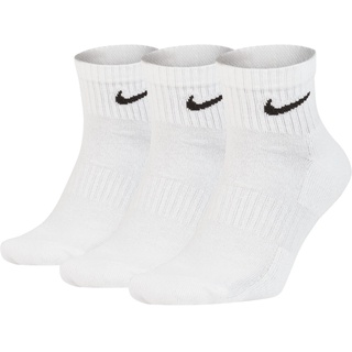 Nike Everyday Cushioned Trainings-Knöchelsocken White/Black 38-42