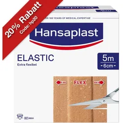 Hansaplast Elastic Pflaster 5mx6cm