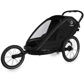Hamax Breeze 2 Sitzer Kinderanhänger schwarz