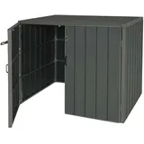 MCW Mülltonnenbox J28 117 x 142 cm grau