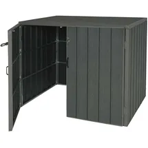MCW Mülltonnenbox J28 117 x 142 cm grau