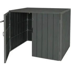 MCW Mülltonnenbox J28 117 x 142 cm grau
