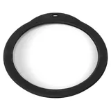 Rösle Frischhaltedeckel 20 cm Glas/Silikon transparent/schwarz