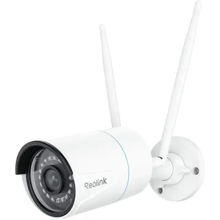 Reolink 5MP WLAN Kamera Outdoor, 2,4GHz/5GHz WLAN CCTV IP Kamera Aussen mit Person/Auto/Tiererkennung, IP67 Wetterfest, Nachtsicht, Bewegungsmelder, SD-Kartenslot, Zeitraffer, Außenkamera RLC-510WA