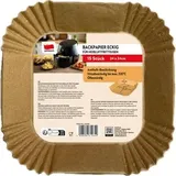 ReinigungsBerater Backpapier für Heißluftfritteuse eckig 24x24 cm, hitzebeständig, Antihaft-Beschichtung,