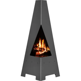 VICTORIA - Gartenofen Faiko 4 Terrassenofen 120 Cm Kamin Holzofen 25429 Feuersäule Gartenkamin Modern Hitzebeständig