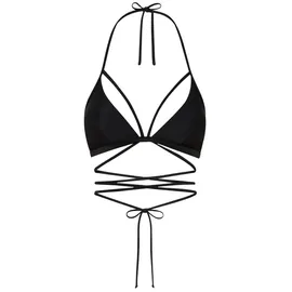 lscn by lascana Triangel-Bikini-Top Damen schwarz Gr.38 Cup C/D