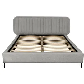 Fun Möbel Polsterbett Doppelbett Miami 140x200cm In Stoff Now Or Never Grau