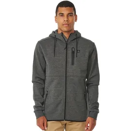 Rip Curl Anti Series Departed Reißverschlusspullover - Charcoal Marle, - M