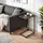 Tectake Beistelltisch Braun Holz Metall 30 x 63 x 40 cm