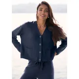 ELBSAND Strickjacke Loungewear Blau 36/38