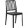 Beliani Gartenstuhl 4er Set Schwarz