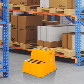 HJH Office TIO-E2 Trittleiter 2 Stufen