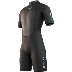 MYSTIC BRAND 3/2 BACK ZIP Shorty 2025 black - M
