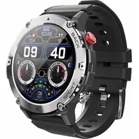 Smartwatch, Fitness Tracker Uhr, Damen Herren Smartwatch (Fitnessuhr mit Telefonfunktion 1,32" HD Voll Touchscreen Zoll