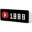 Ulanzi Tc001 Smart Pixel Clock, Desktop Smart Pixel Clock mit Social-media-follower-zähler, Smart Clock Mit Wetterfunktion, Awtrix-simulator, Pixel-art-display-gaming-uhr