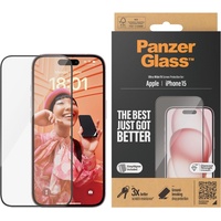PANZER GLASS PanzerGlass Screen Protector Apple iPhone 15 | Ultra-Wide Fit