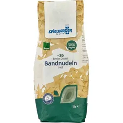 Spielberger Breite Dinkel-Bandnudeln 18mm bio 500g