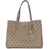 GUESS Meridian Girlfriend Tote Logo Braun Damen