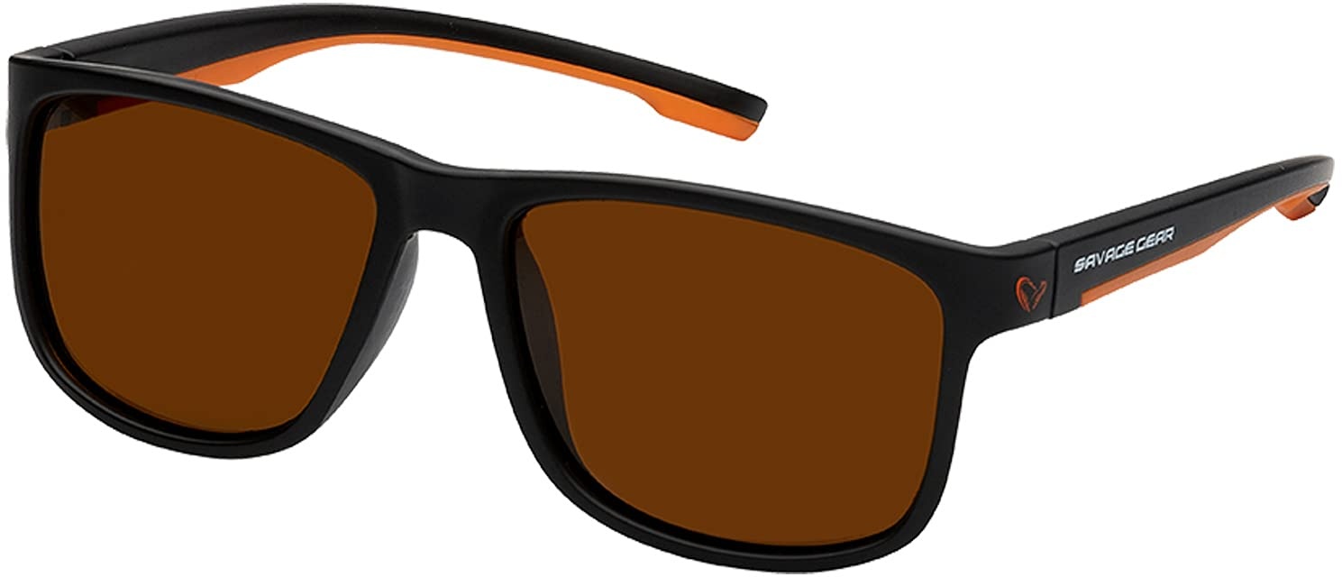 Savage Gear Polarisationsbrille - Savage1 Polarized Sunglasses Brown