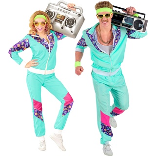 carnival party Widmann 00180 Costume TUTA ANNI 80 XXL