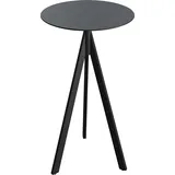 Essentials Klapptisch "Infinity", schwarz, schwarz, schwarz, B:70cm H:110cm T:70cm, Pulverbeschichteter Stahl + HPL Tischplatte, Tische, in verschiedenen Ausführungen