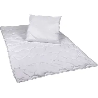 AddLiving Premium Bettenset Mikrofaser, 2-teilig – Steppbettdecke 200x200 cm Kopfkissen 80x80 cm