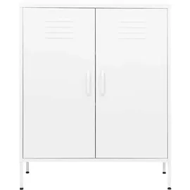 deluke KEVI Büroschrank 80 x 35 x 101,5 cm Weiß