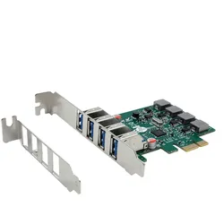 EXSYS EX-11044 4-Port USB 3.2 Gen 1 PCIe Karte