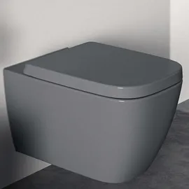 Ideal Standard i.life B Wand-WC mit WC-Sitz Grau glänzend
