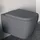 Ideal Standard i.life B Wand-WC mit WC-Sitz Grau glänzend