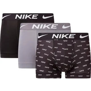 Nike Dri-Fit Esmicro Trunks Cool Grey / Black XS 3er Pack