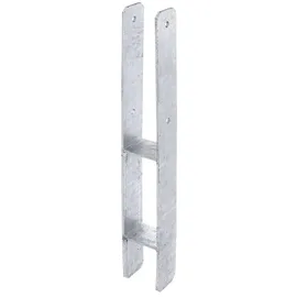GAH Alberts H-Pfostenanker Feuerverzinkt 600 mm x 71 mm x 60 mm