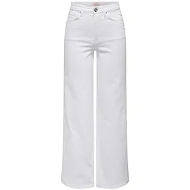 Only ONLMADISON BLUSH HW Wide DNM CRO NOOS White/White XL(42)/32